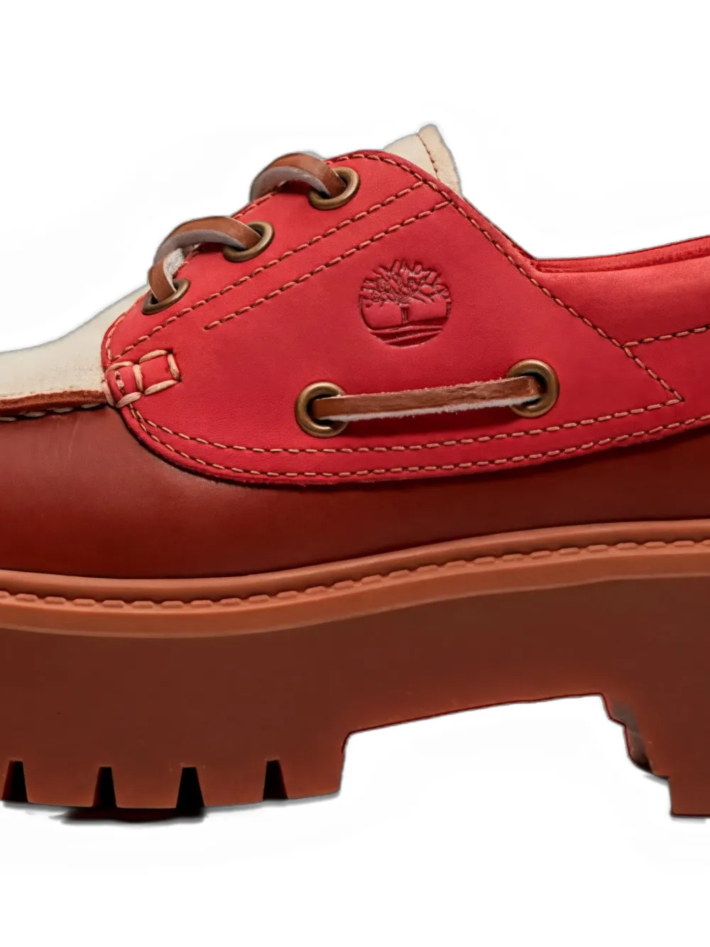 Timberland Stone Street platform boat boots Bruin