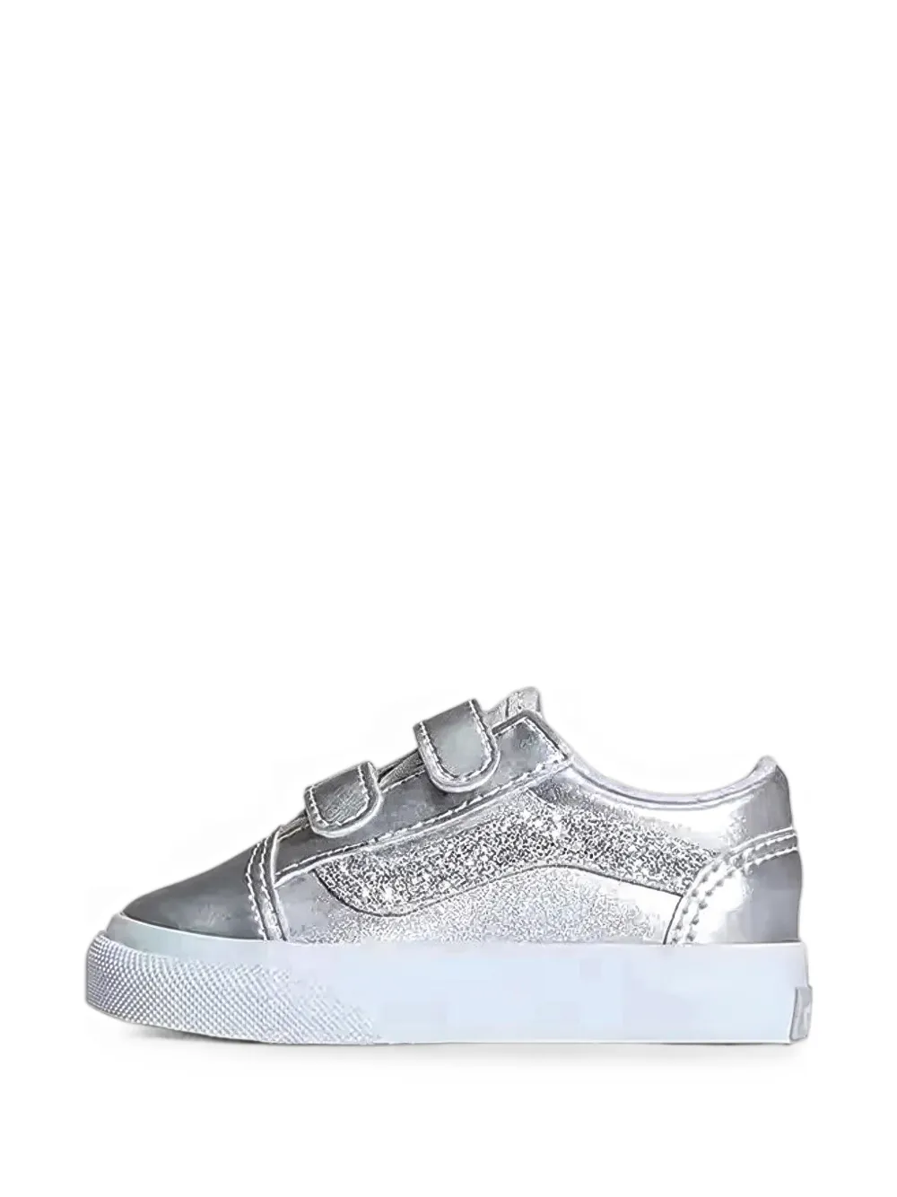 Vans Kids Old Skool V sneakers met klittenband Zilver