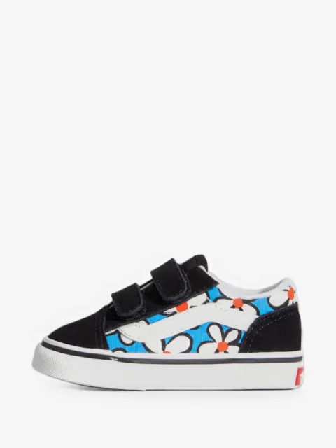 Vans Kids Old Skool floral-print sneakers