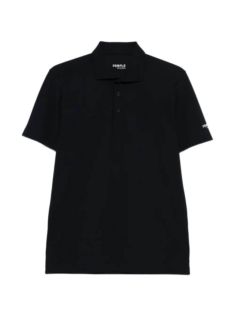 People Of Shibuya logo-print polo shirt - Nero