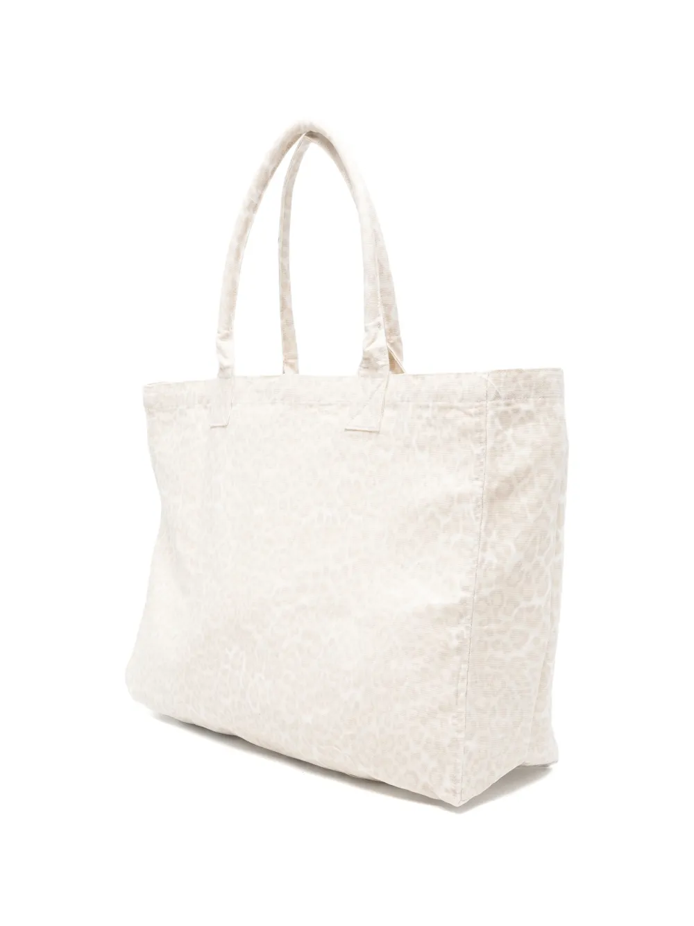 ANINE BING Shopper met luipaardprint Beige