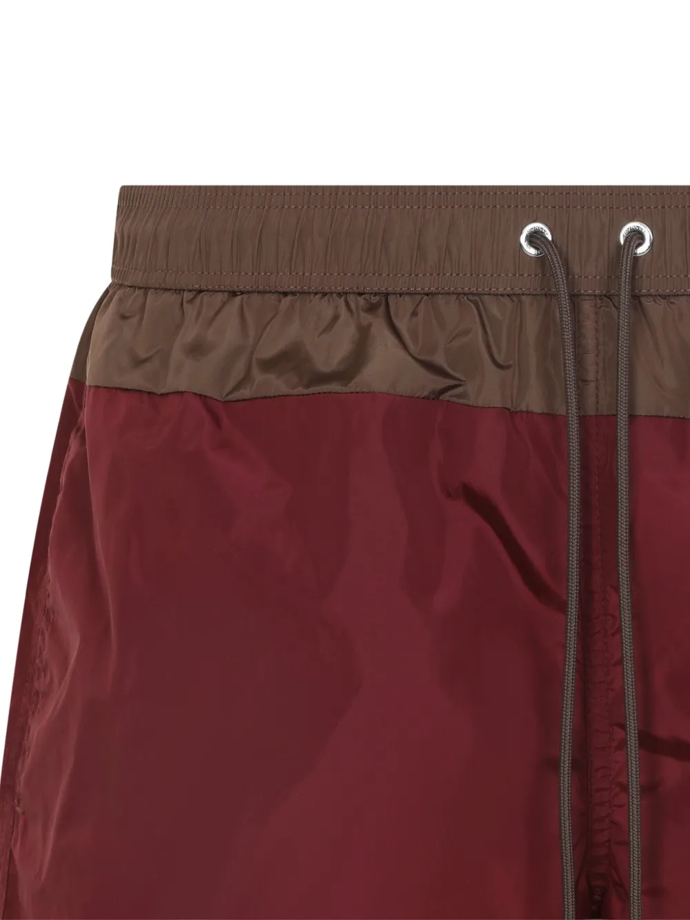 Moncler Zwembroek met trekkoordtaille Rood
