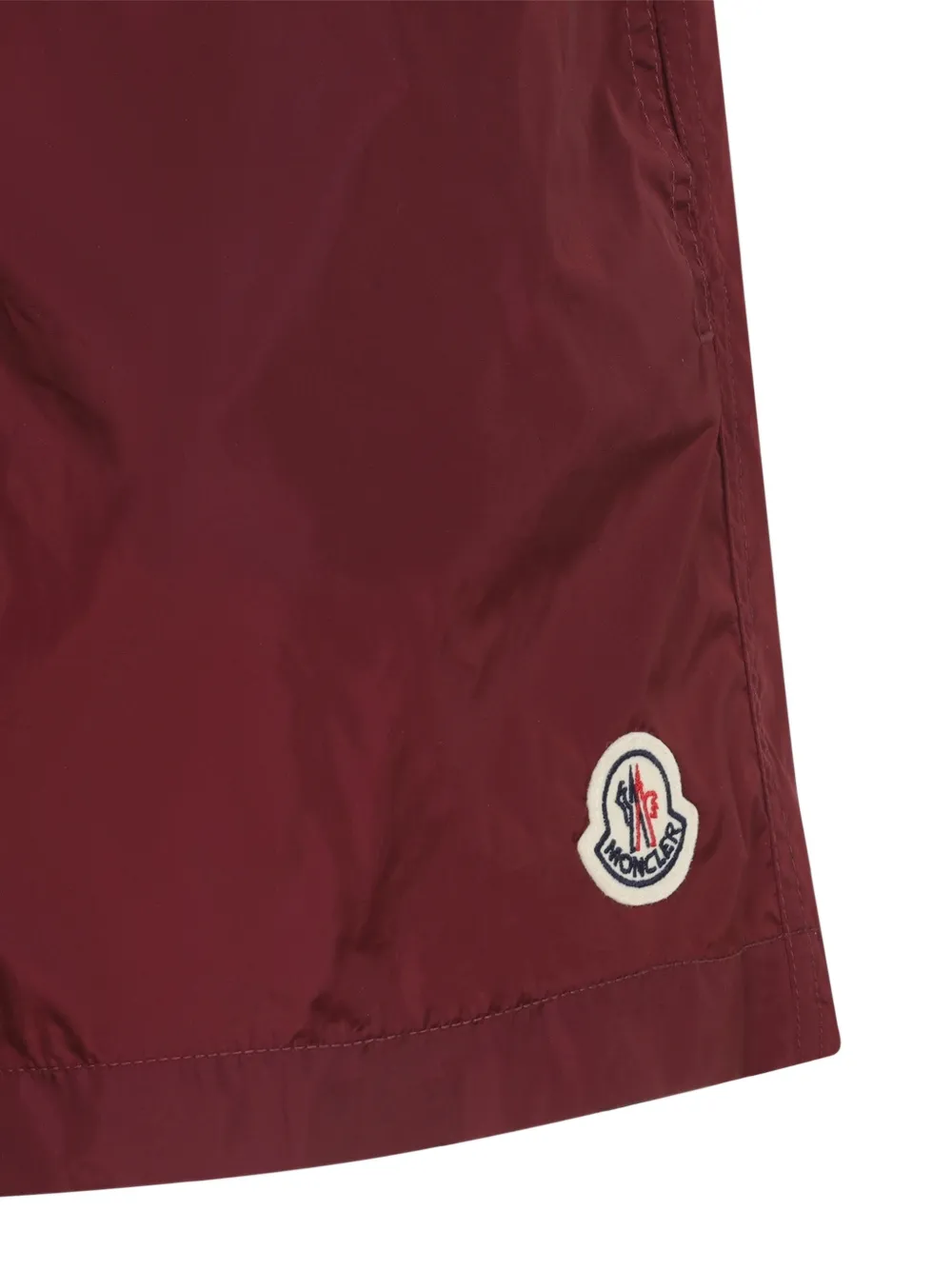 Moncler Zwembroek met trekkoordtaille Rood