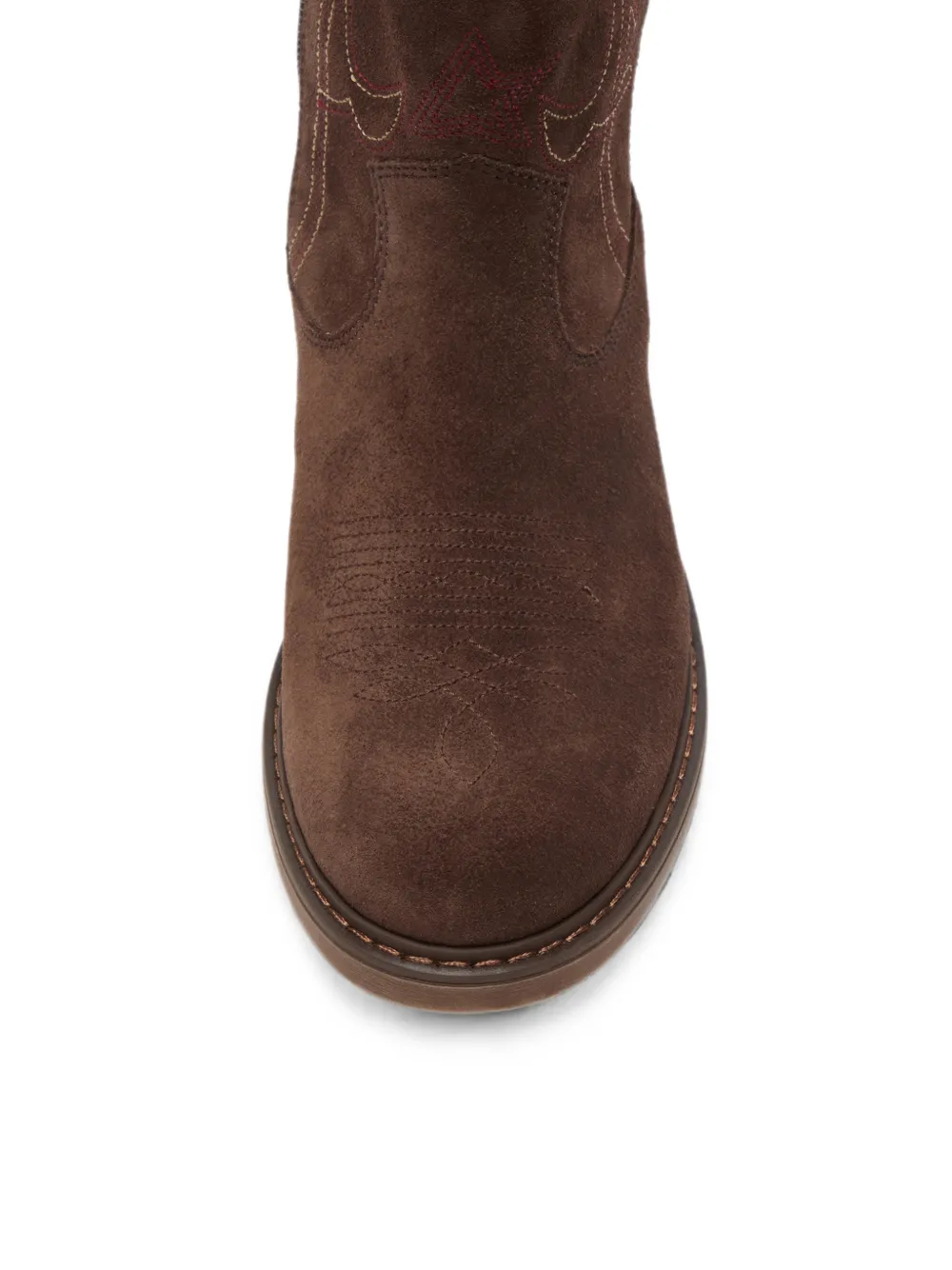 Golden Goose Kids Wish Star suede boots Bruin
