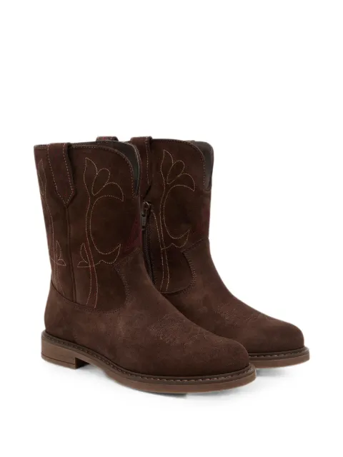 Golden Goose Kids Wish Star Stiefel aus Wildleder