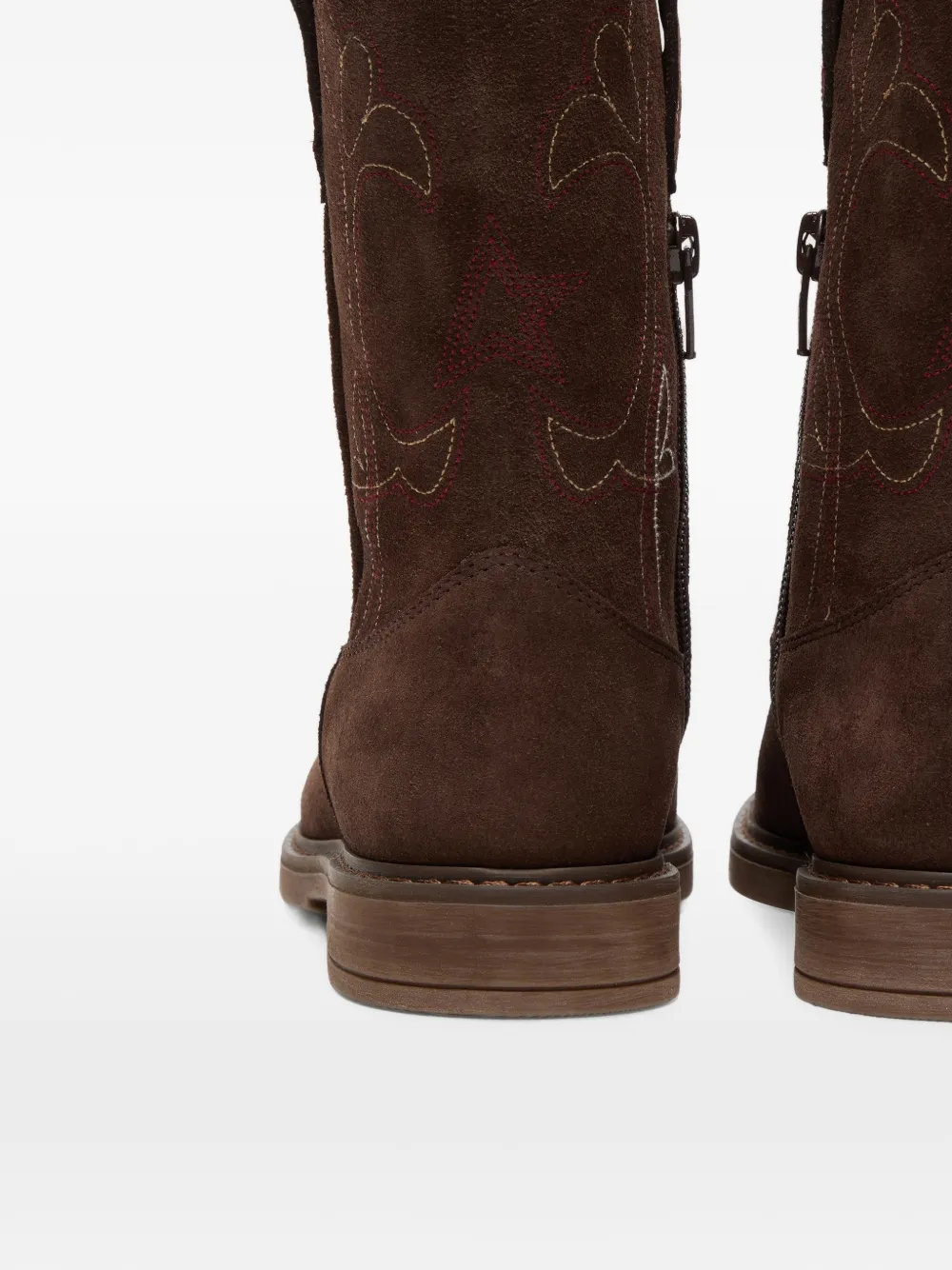 Golden Goose Kids Wish Star suede boots Bruin