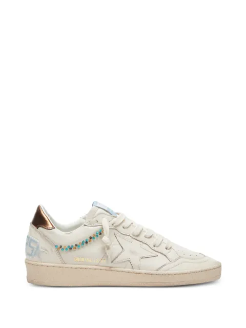 Golden Goose Ball Star nappa-upper with embroidery-beads nappa-star and spur metallic-heel sneakers