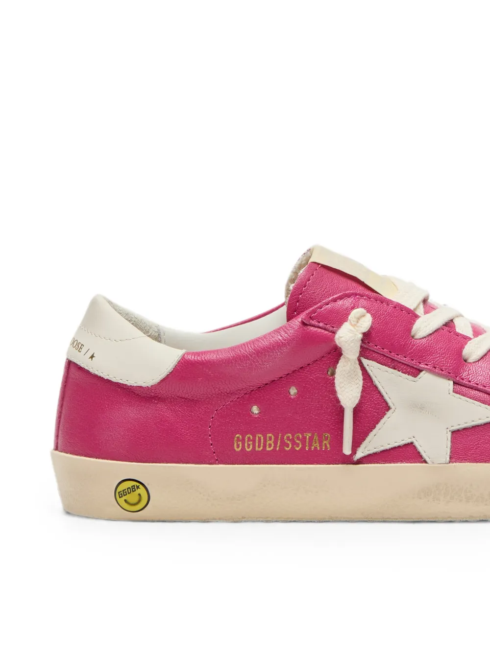 Golden Goose Kids Super Star nappa upper leather star and heel Roze