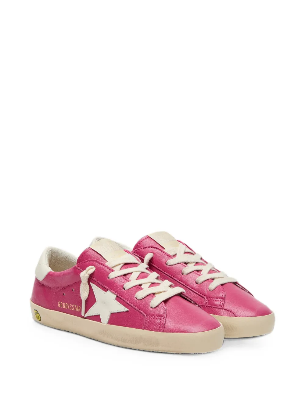 Golden Goose Kids Super Star nappa upper leather star and heel Roze