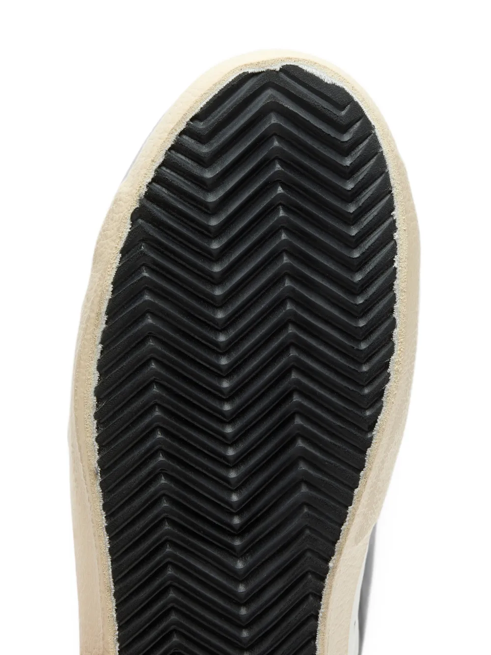 Golden Goose Kids Super Star leather upper glitter star nabuk toe and spur leather heel Wit