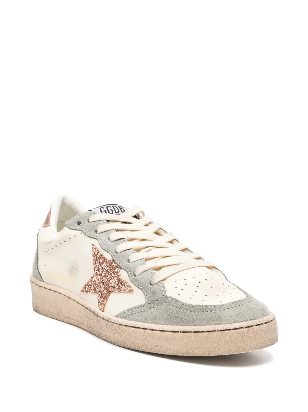 Golden Goose Ballstar leren sneakers Beige