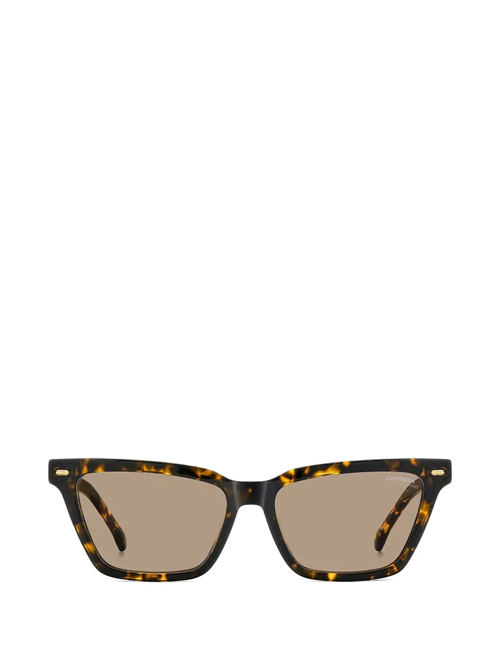 Carrera tortoiseshell-effect rectangle-frame sunglasses - Marrone