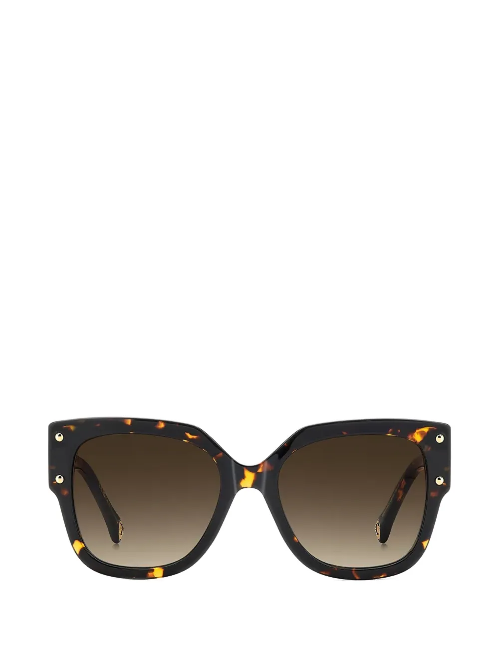 Carolina Herrera tortoiseshell-effect sunglasses - Marrone