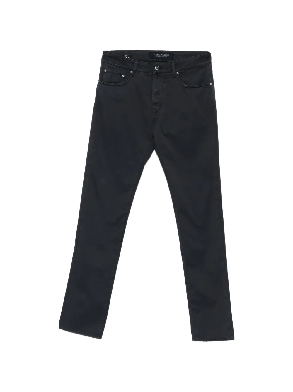 Hand Picked Jeans Ravello con applicazione logo - Blu
