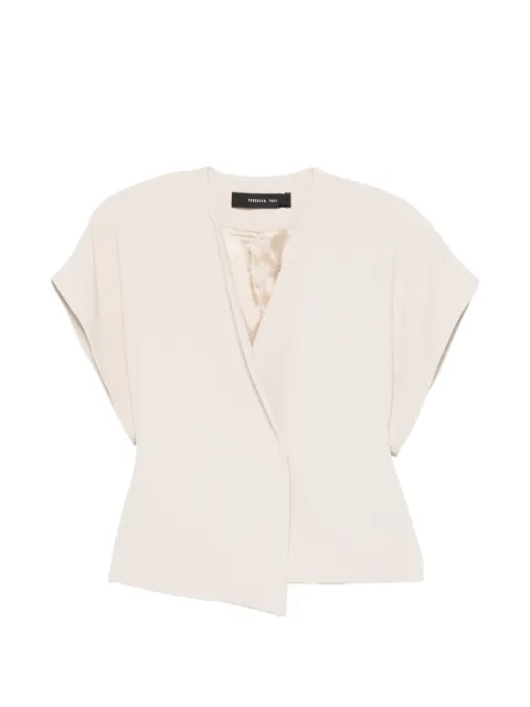 Federica Tosi wrap-design asymmetric jacket