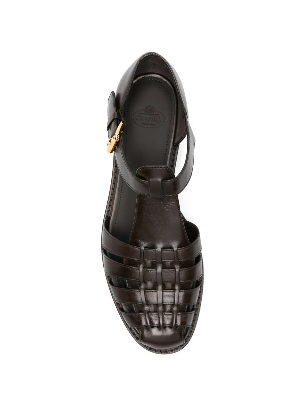 Church's Kelsey cage-construction leather sandals Bruin