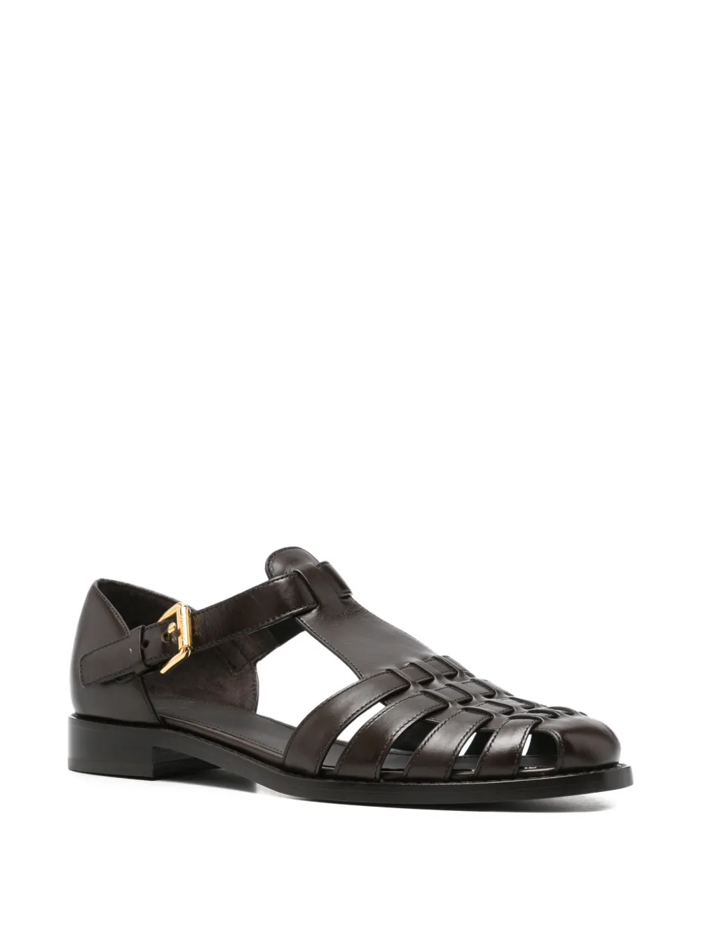 Church's Kelsey cage-construction leather sandals Bruin