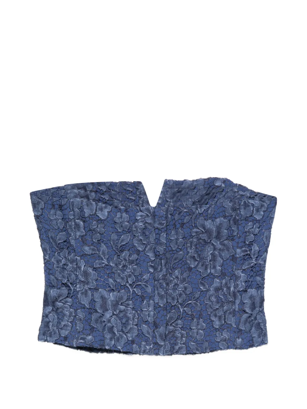 Federica Tosi Strapless top Blauw