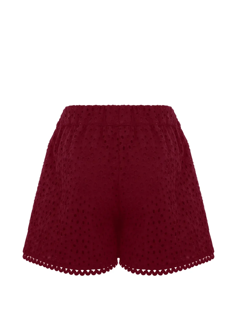 Lapin House Broderie gewelfde shorts Rood