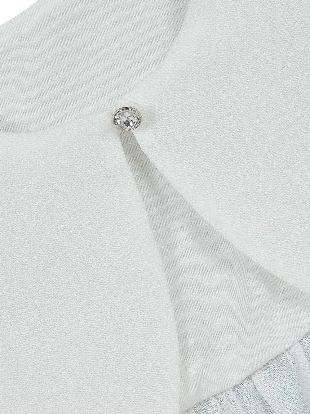 Lapin House Vest met pofmouwen Wit
