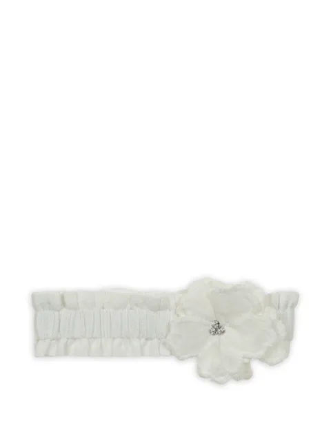 Lapin House flower-detail ribbon hairband