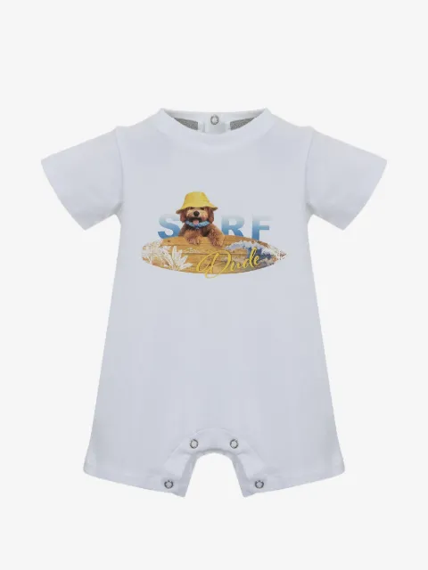 Lapin House surf-print rompers