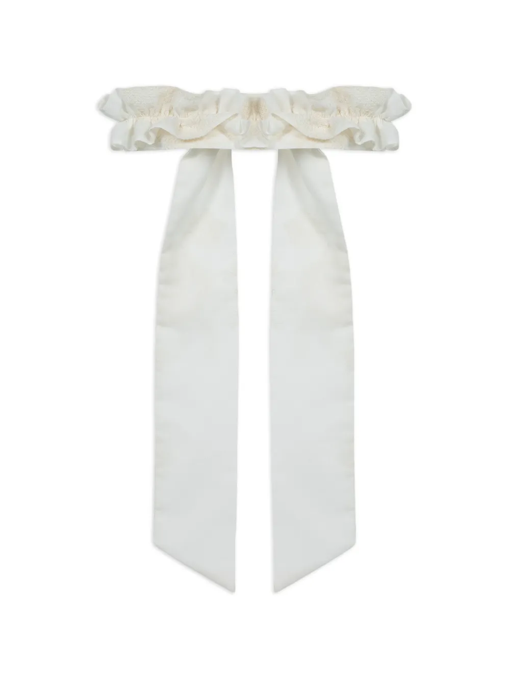 Lapin House ribbon hair band - Bianco