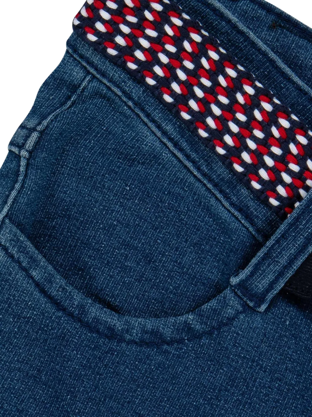 Lapin House Cargo shorts met ceintuur Blauw