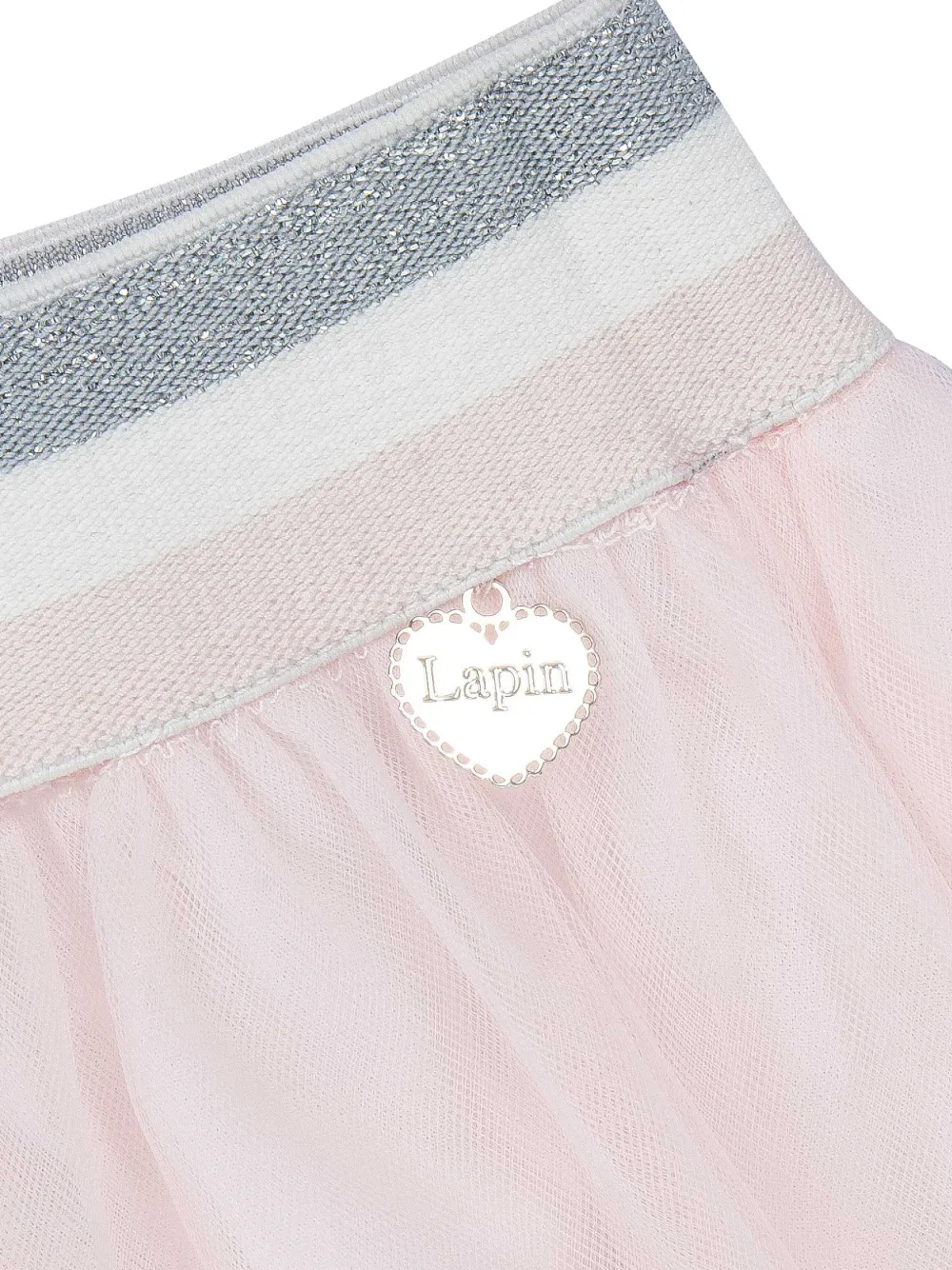  Lapin House Falda De Tul Con Volantes - Rosa 