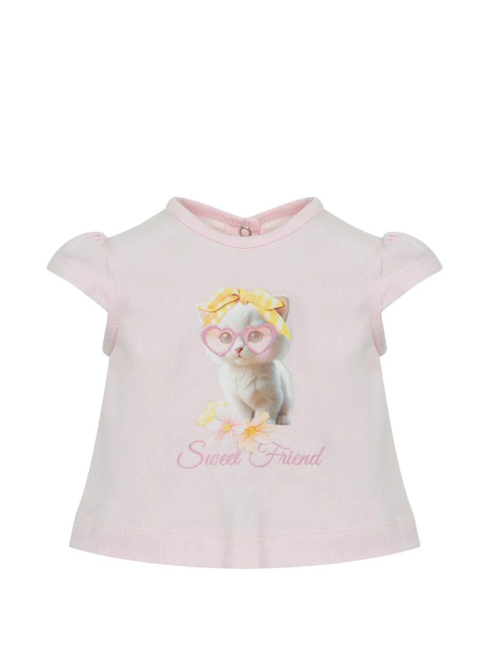 Lapin House Romperset met grafische print Geel