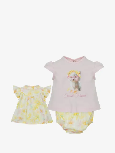 Lapin House graphic-print shorties set 