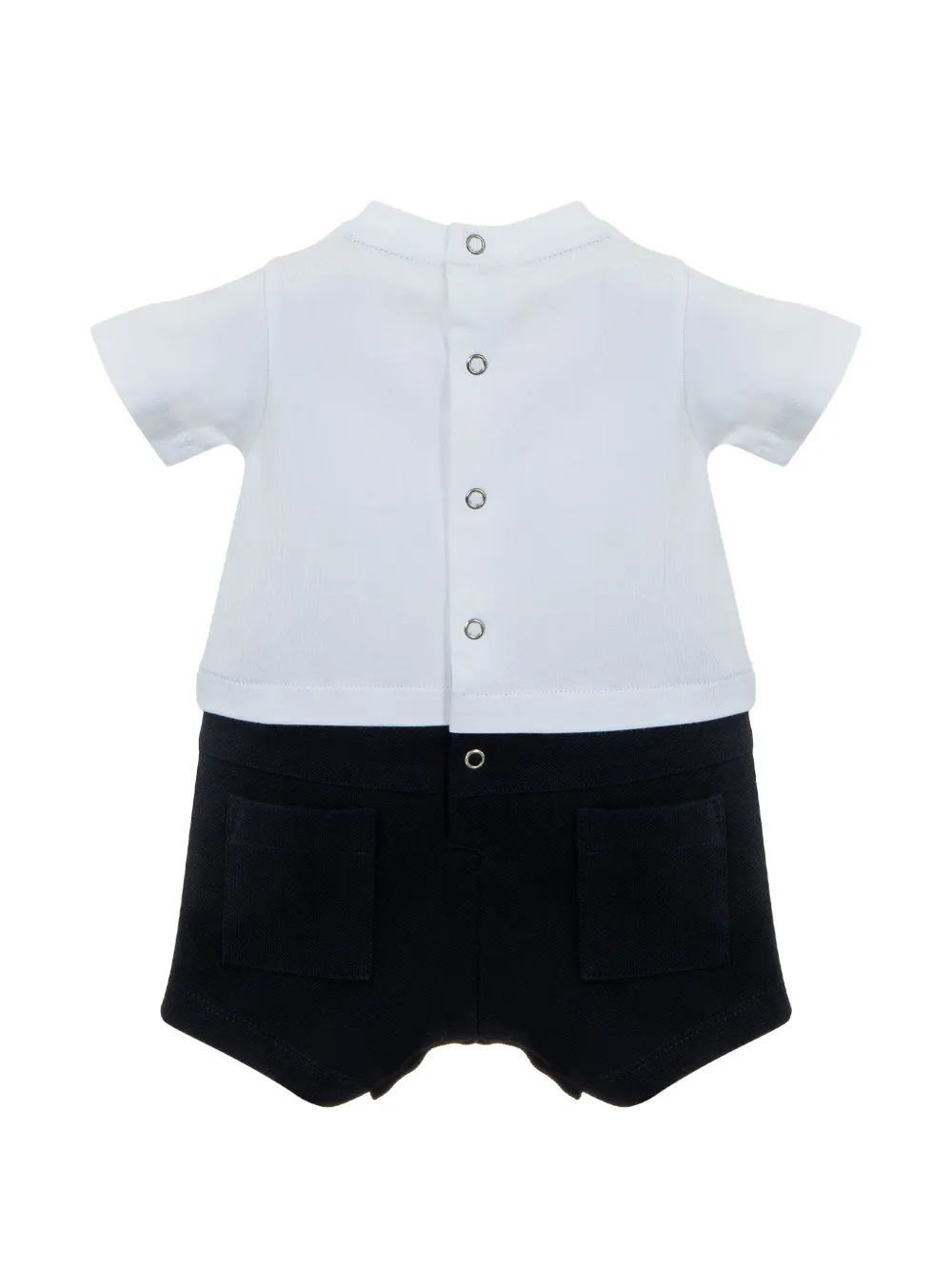 Lapin House Romper met grafische print Wit