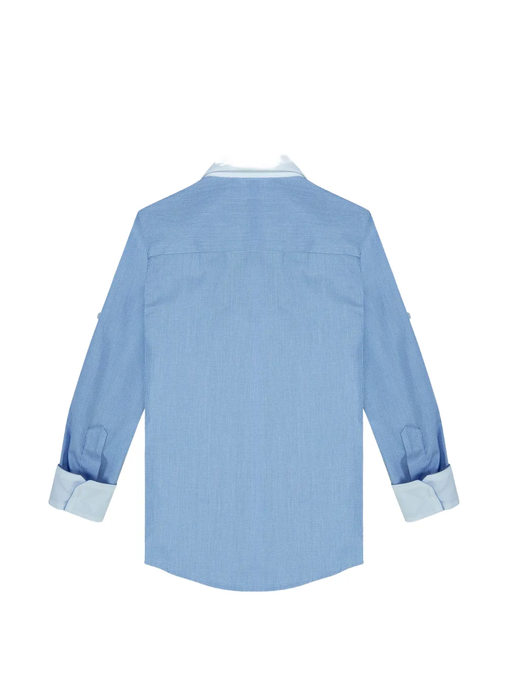 Lapin House Gestreept shirt met puntige kraag Blauw