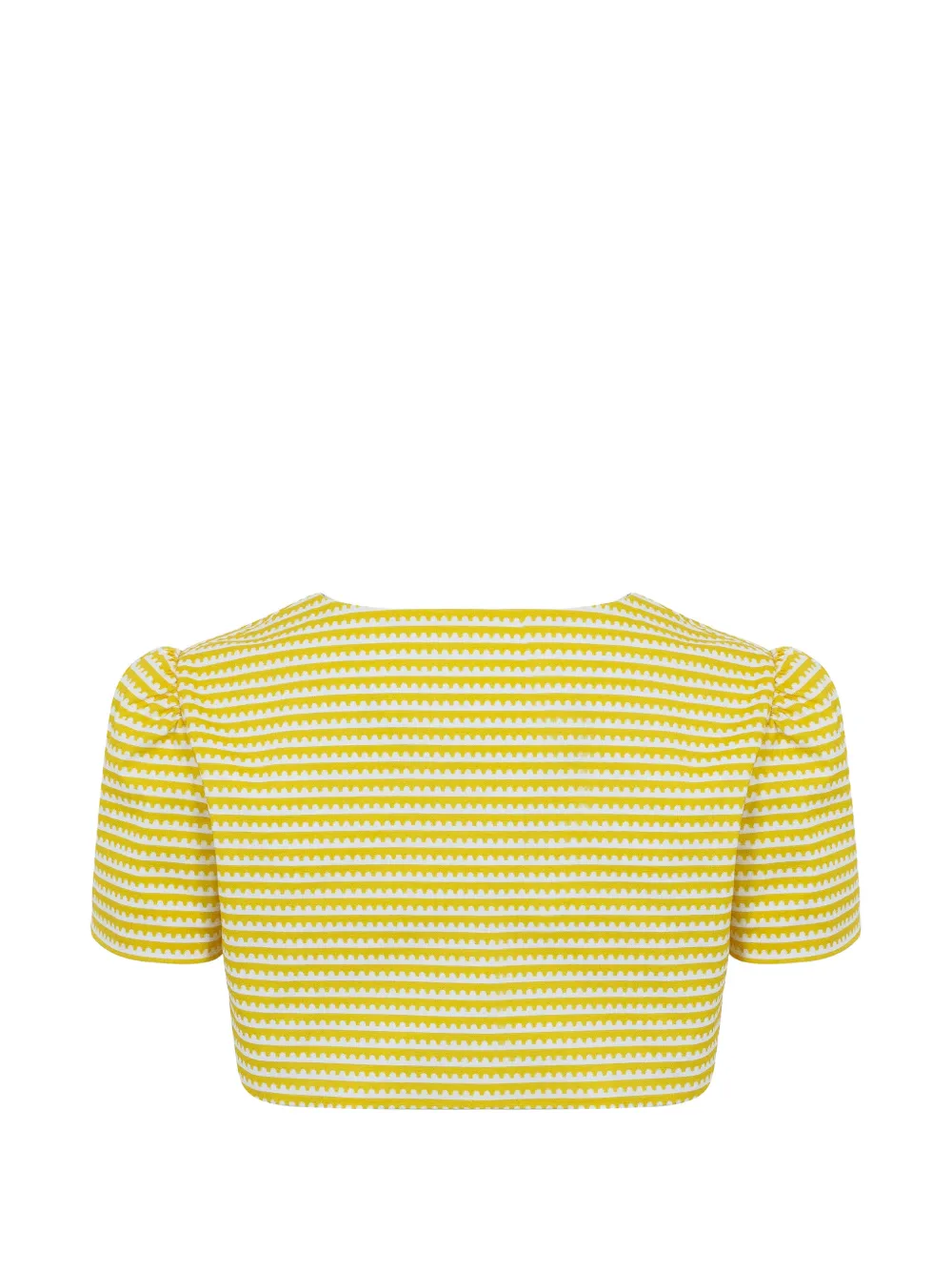 Lapin House x Mary Katrantzou gestreepte bolero Geel