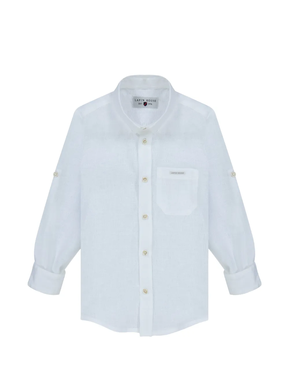 Lapin House long-sleeved shirt - Bianco