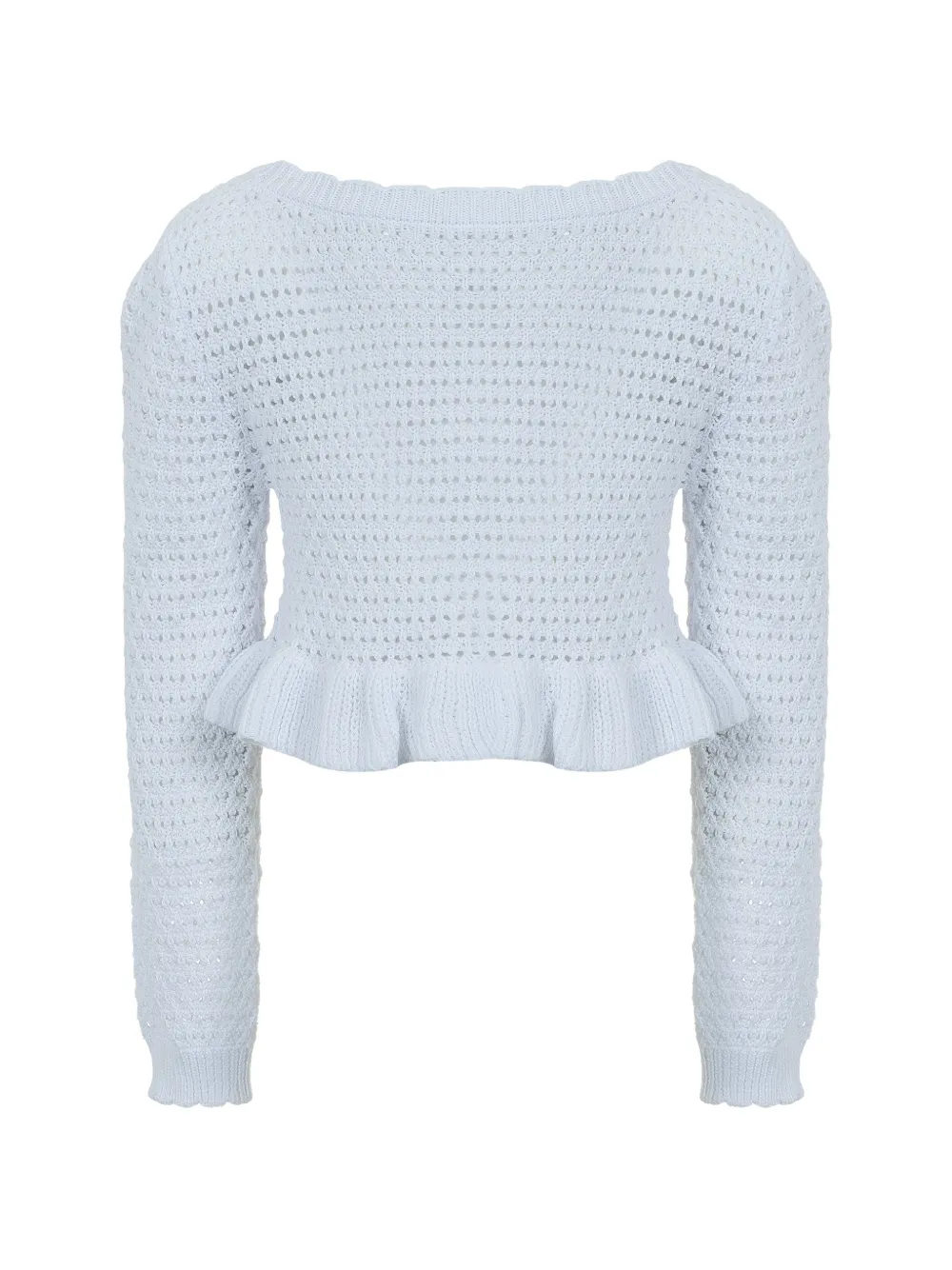 Lapin House Top met ruches Blauw