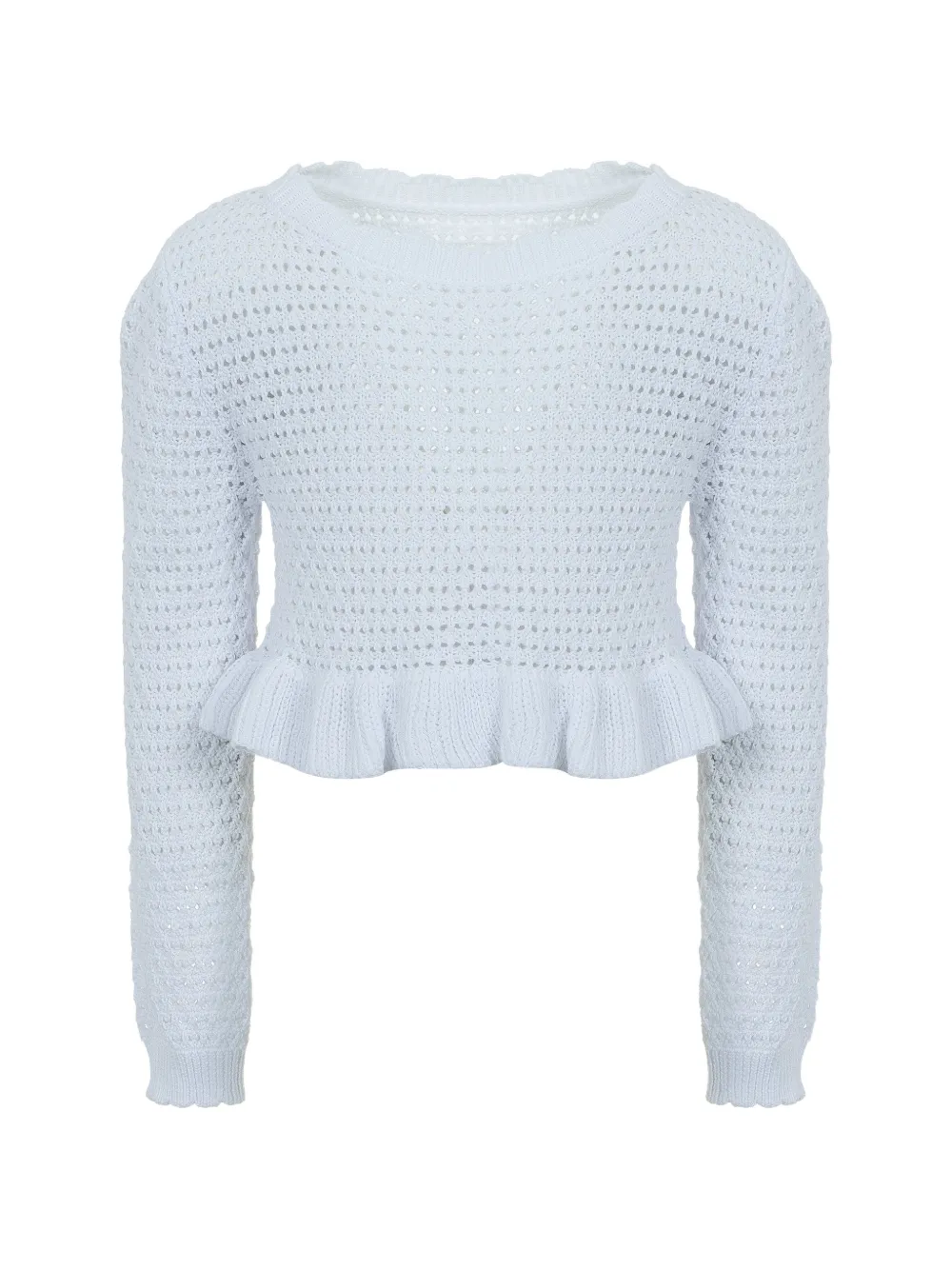 Lapin House ruffled top - Blu