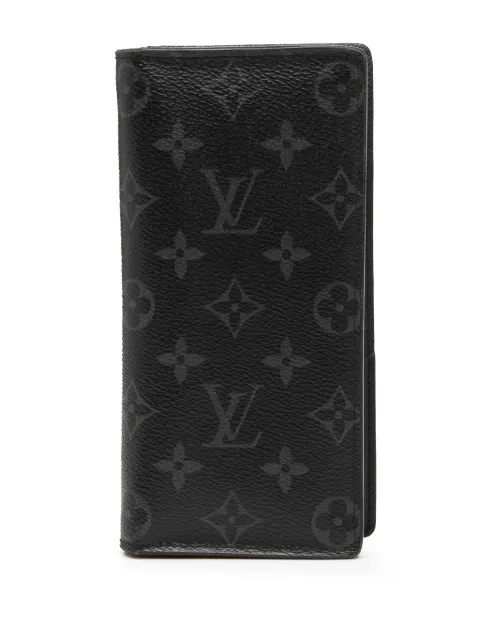 Louis Vuitton Pre-Owned 2020 Monogram Eclipse Brazza Wallet long wallets