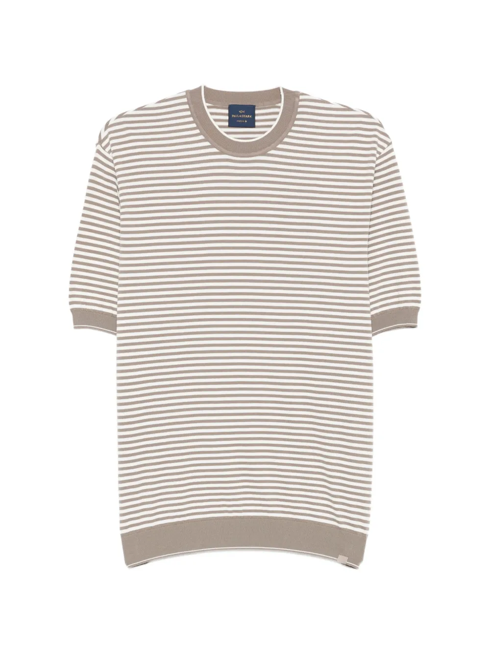 Paul & Shark Gestreiftes T-Shirt - Nude
