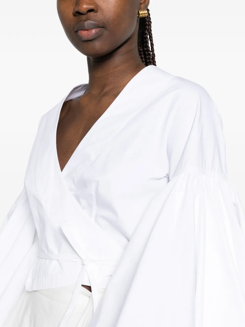 Jacquemus The Paysan wikkeltop Wit