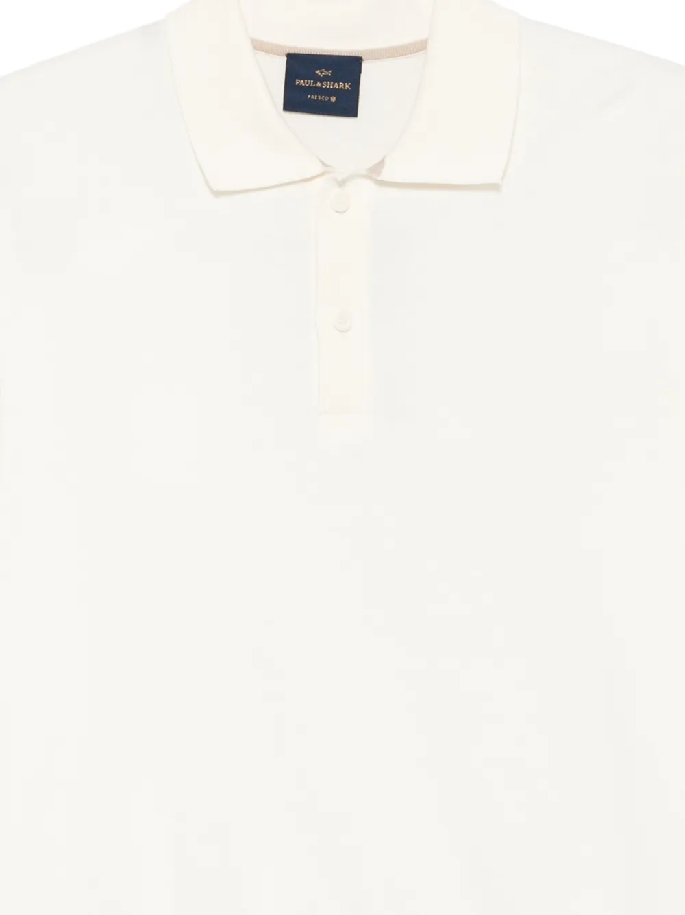 Paul & Shark Fijngebreid poloshirt Wit