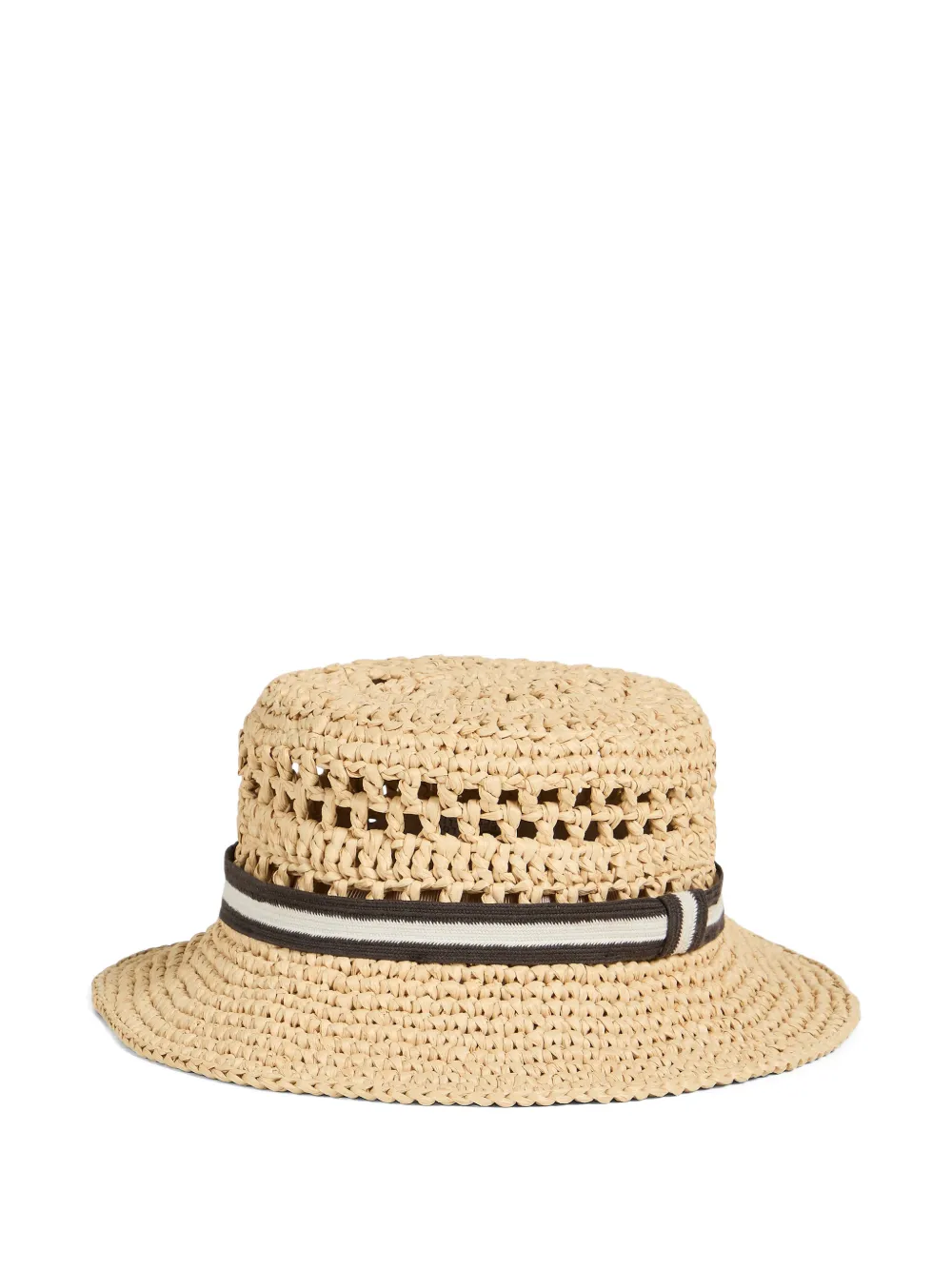 Brunello Cucinelli Kids Cappello in paglia - Toni neutri