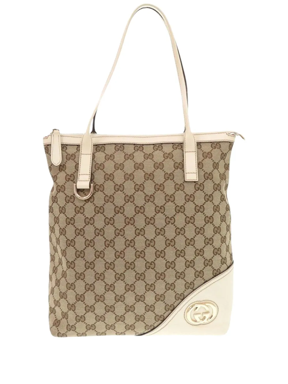 Gucci Pre-Owned 2000-2015 GG Canvas Britt tote bag - Bianco