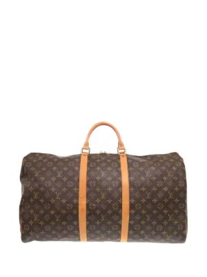 Louis Vuitton モノグラム ボストンバッグ60 Louis Vuitton Pre-Owned 1997 モノグラム キーポル 60 ボストンバッグ