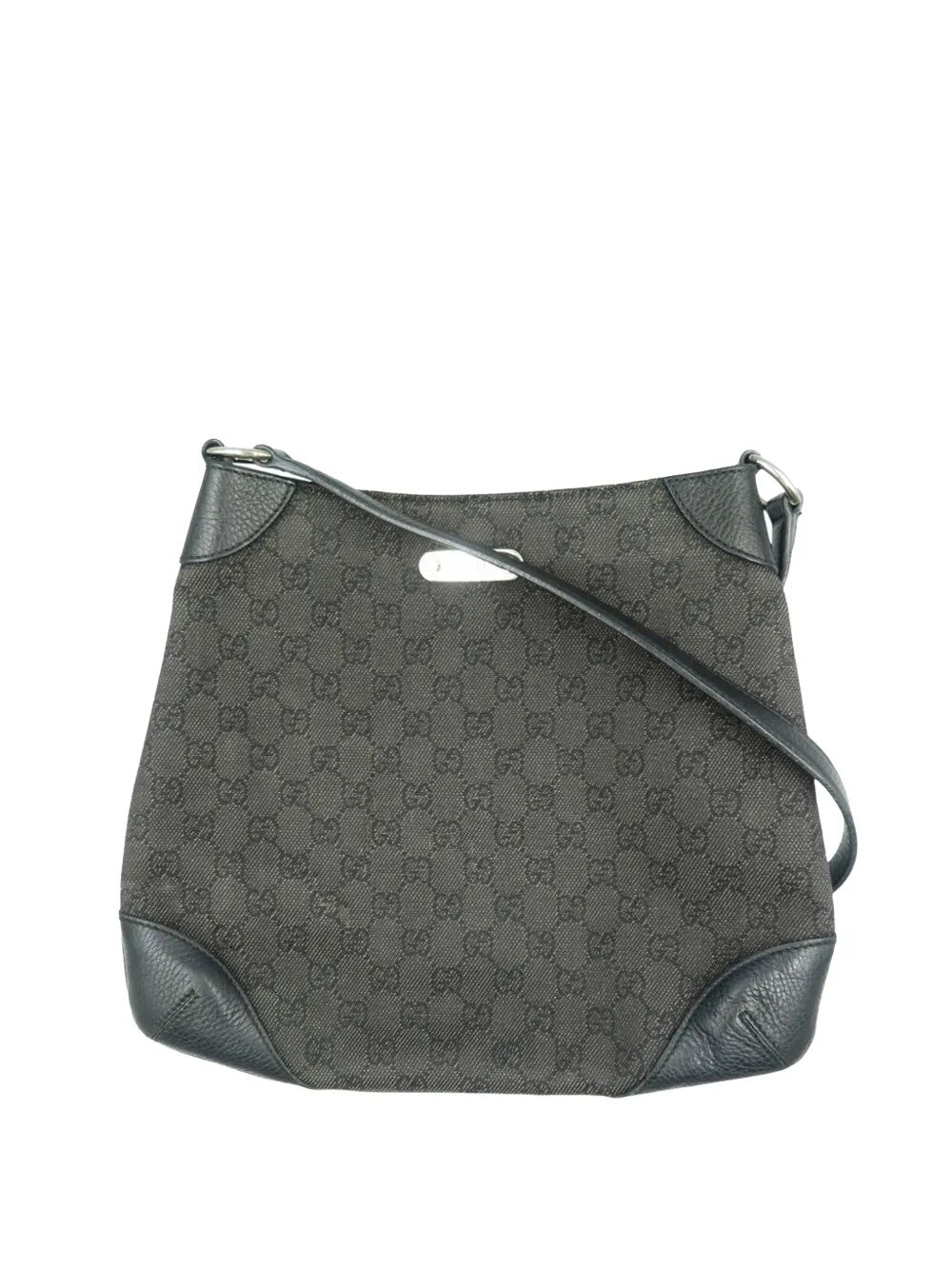 Gucci Pre-Owned 2000-2015 GG Denim shoulder bag - Nero