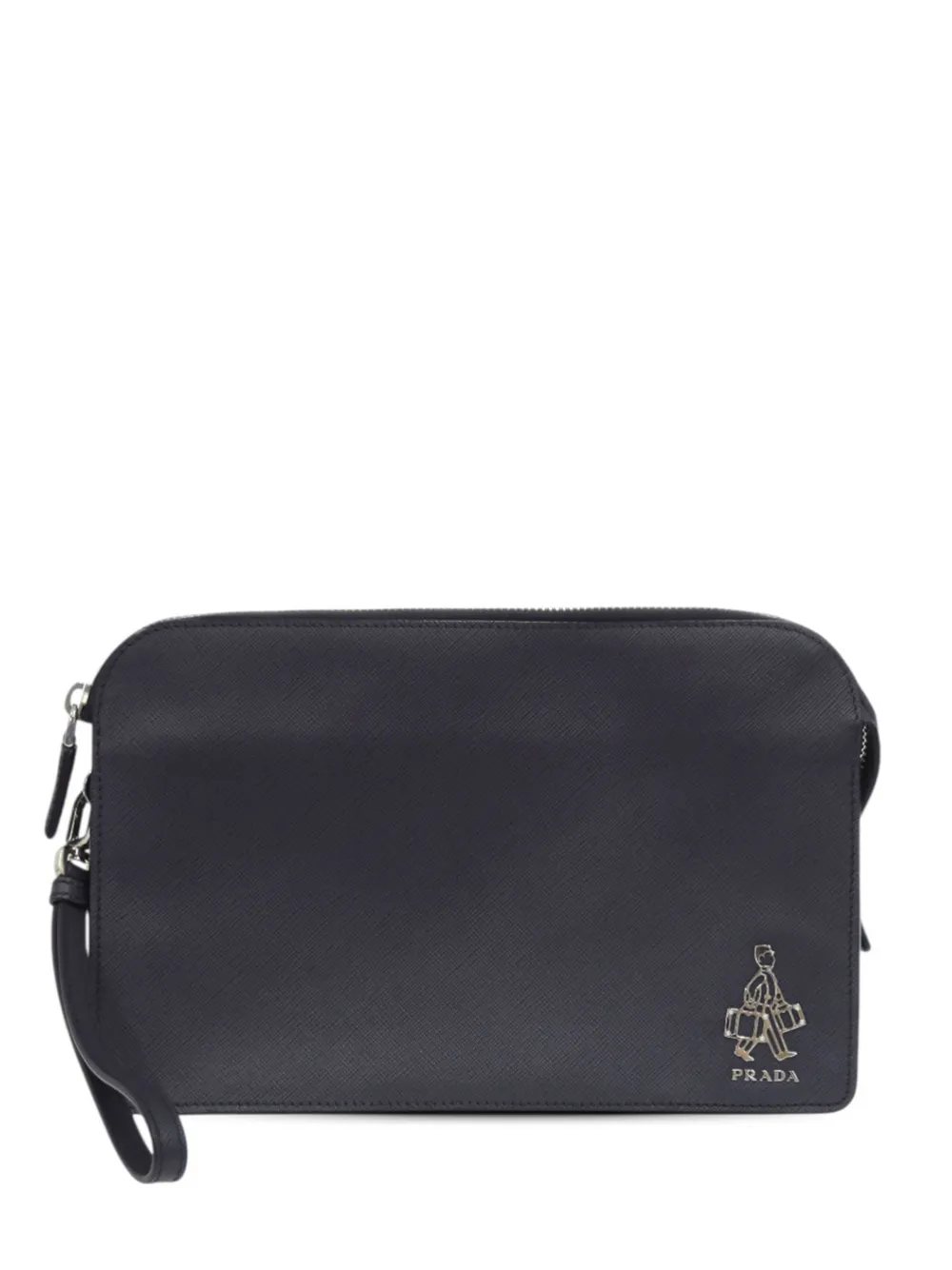 Prada Pre-Owned 2013-2025 Saffiano Lux Business Bag clutch bag - Blu