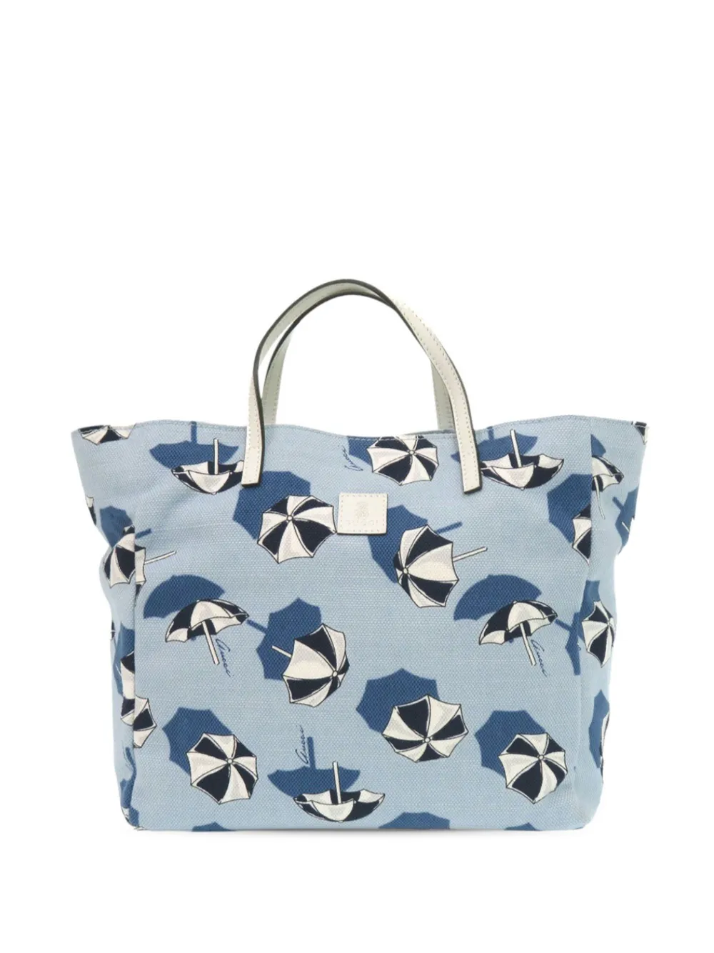 Gucci Pre-Owned 2000-2015 Kids Canvas Umbrella tote bag - Blu