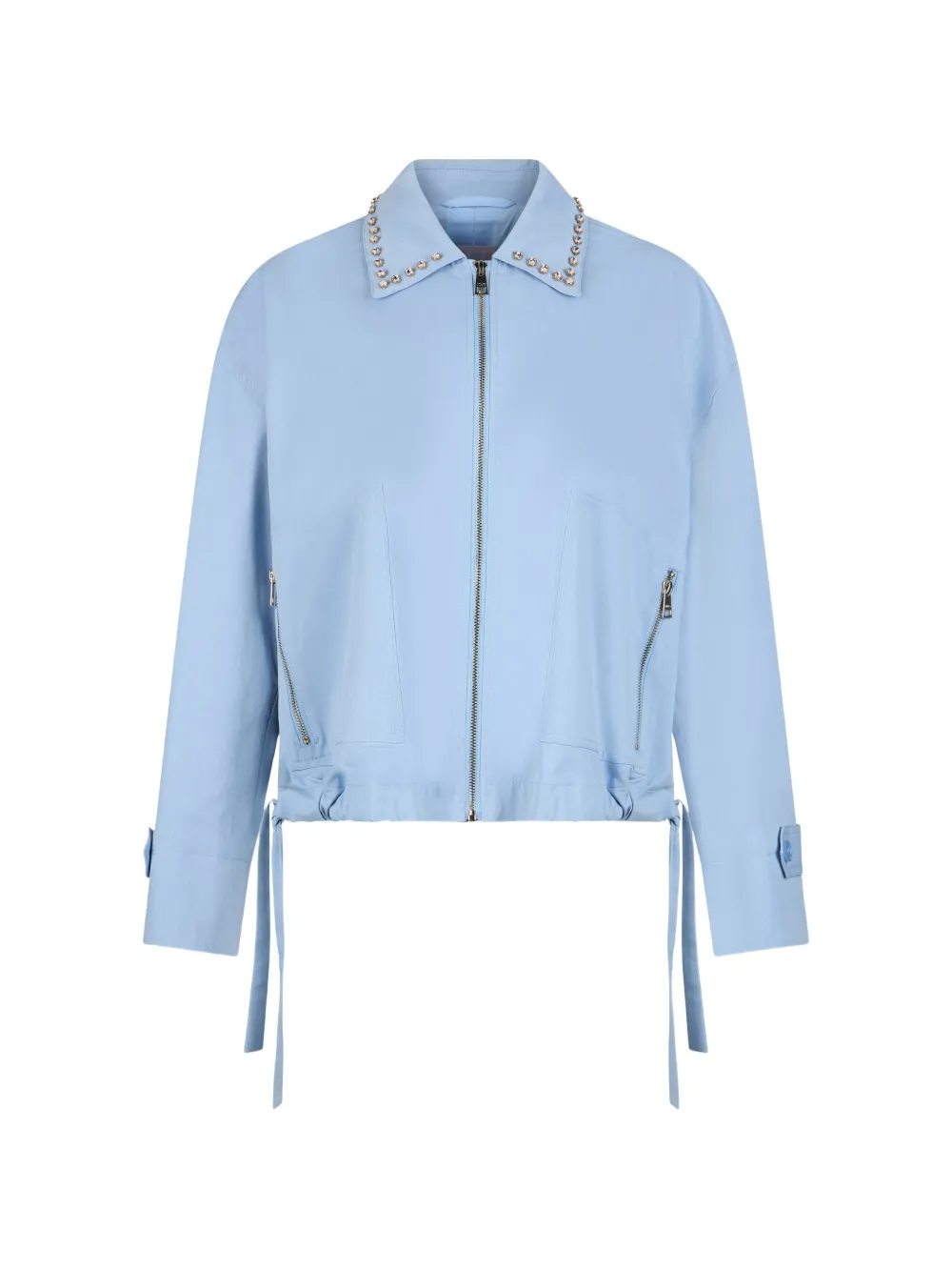 LIU JO bejewelled bomber jacket - Blau