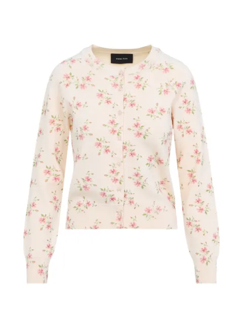 Simone Rocha floral-print cardigan