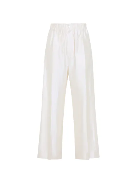 Carven elasticated-waist wide-leg trousers